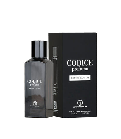 GRANDEUR Codice Parfumo Men's Eau de Parfum 100ml - Leather Tobacco Bergamot