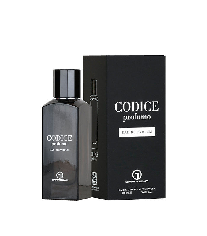 GRANDEUR Codice Parfumo Men's Eau de Parfum 100ml - Leather Tobacco Bergamot