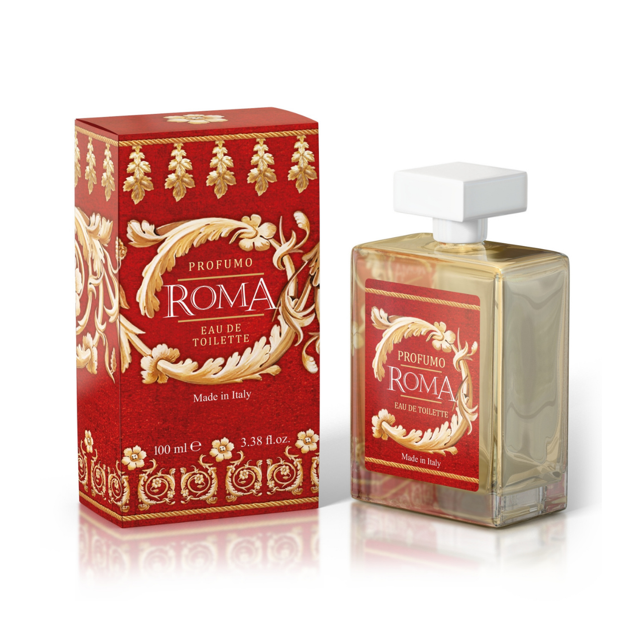 HuCa Perfumes Roma Women's Eau de Toilette 100ml -Italian Tuberose & Vanilla